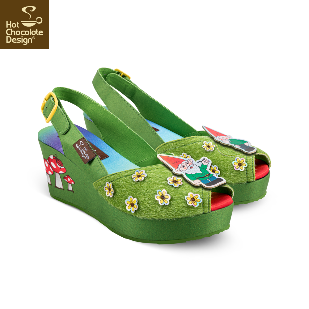 Clearance Hot Chocolate Design Naughty Gnome Sandals LAST