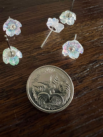 Cuties Mini Stud Earrings - Holo Blossom