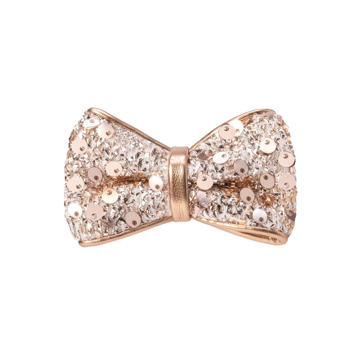 SugarPOP Bow Set - Gold Sequins
