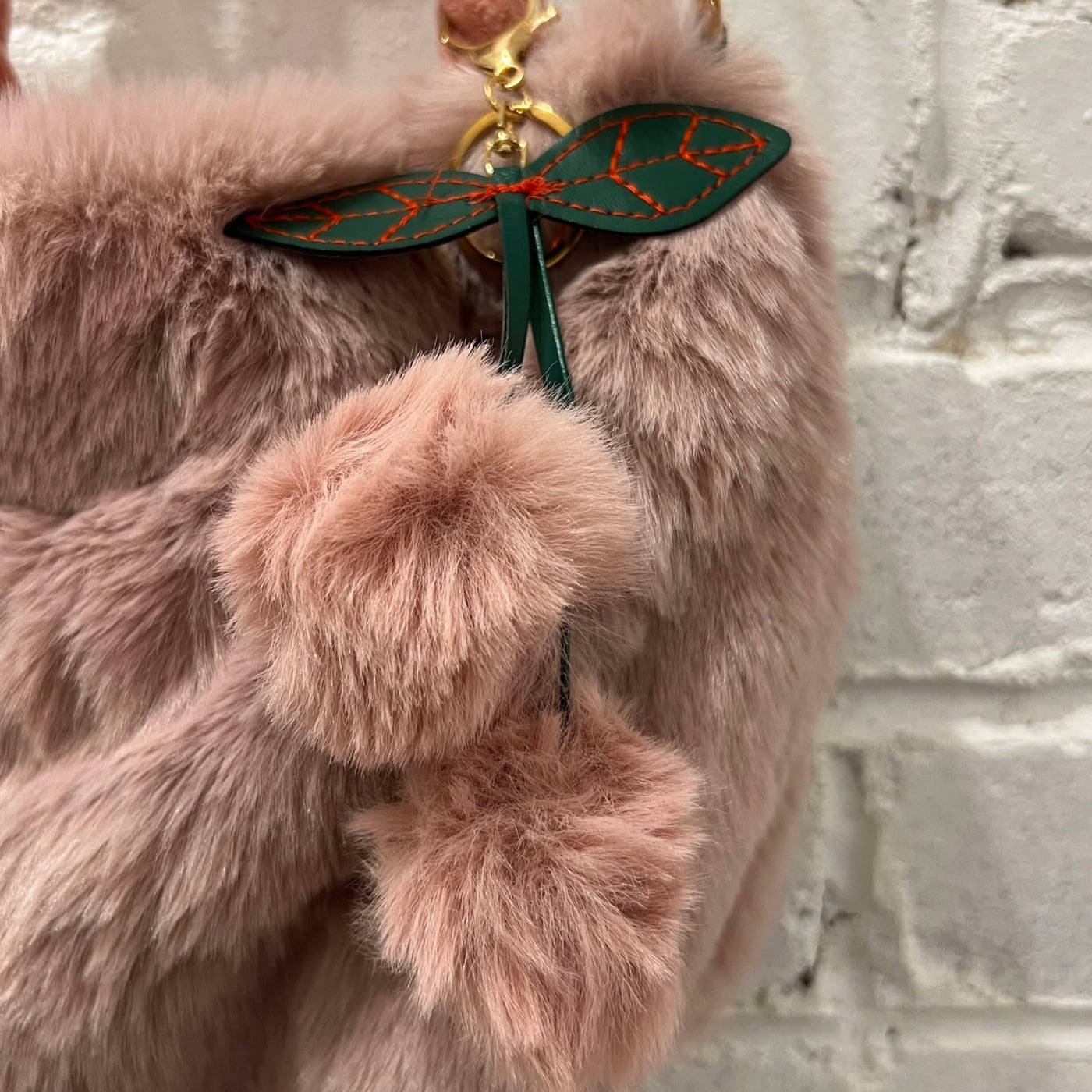 Floof Mini Bucket Bag - Pink