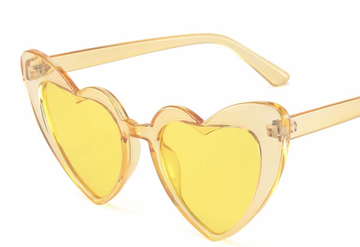 Big Love Sunnies - Honey Drop w Lemon Lens