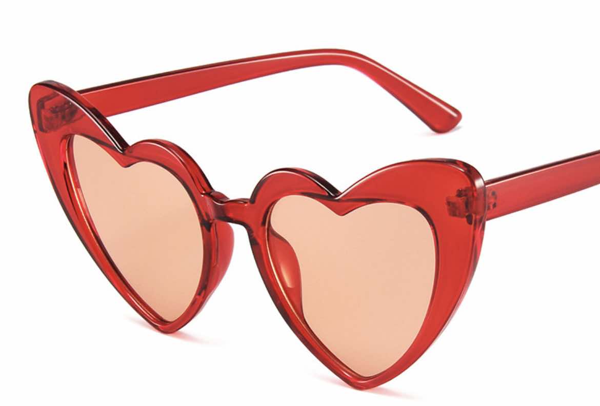 Big Love Sunnies - Cherry Candy w Red Lens