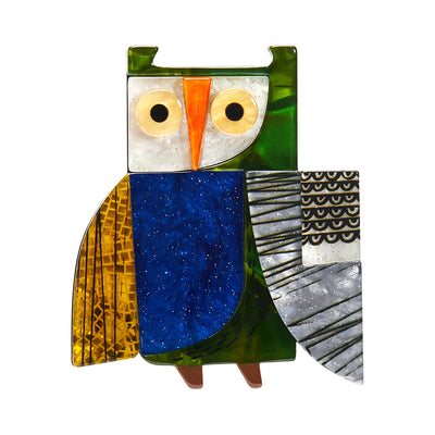 Erstwilder x Clare Youngs - An Owl Named Hoot Brooch