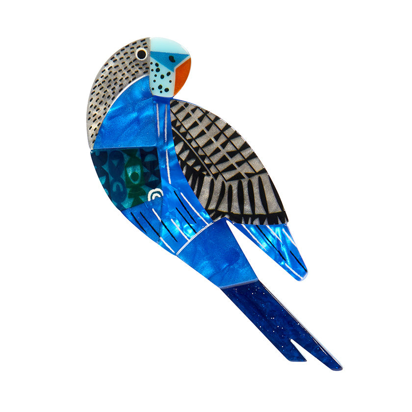 Erstwilder x Clare Youngs - A Budgie Named Chirp Brooch