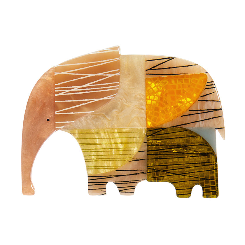 Erstwilder x Clare Youngs - An Elephant Named Rumble Brooch