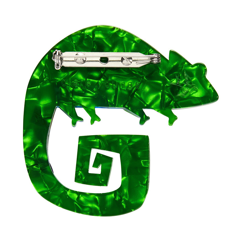 Erstwilder x Clare Youngs - A Chameleon Named Pop Brooch
