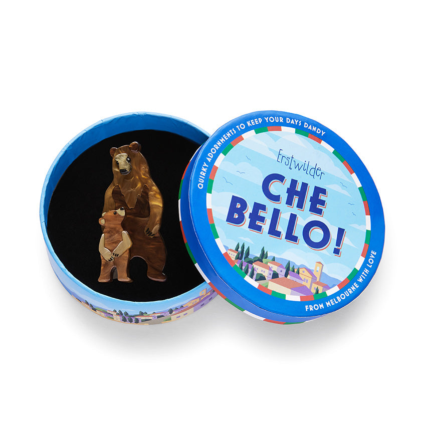 Erstwilder - Che Bello! - Bravisimo Bears Brooch