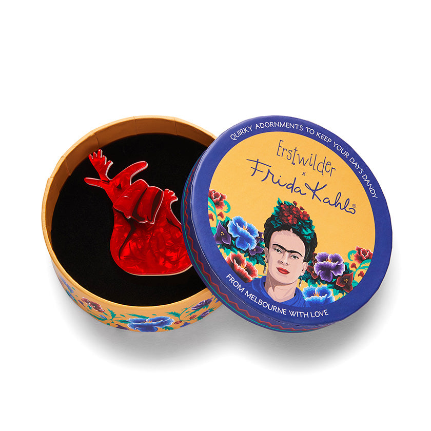 Erstwilder Frida Kahlo -  Memory(The Heart) Brooch
