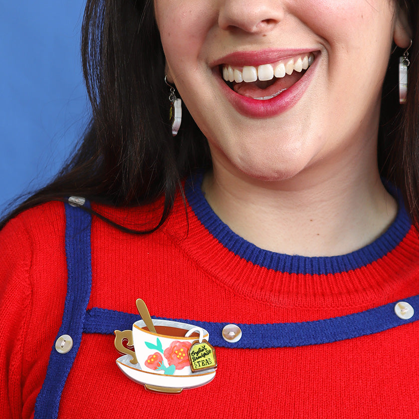 Erstwilder London Calling - Fancy a Cuppa Brooch