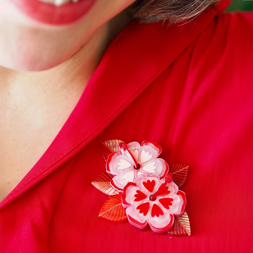 Erstwilder x Jocelyn Proust - Halcyon Hibiscus Brooch