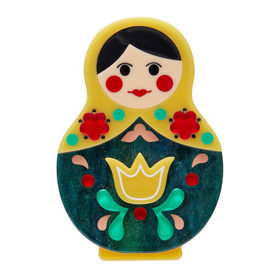Erstwilder Fan Favourites - Matryoshka Memories Toy Brooch