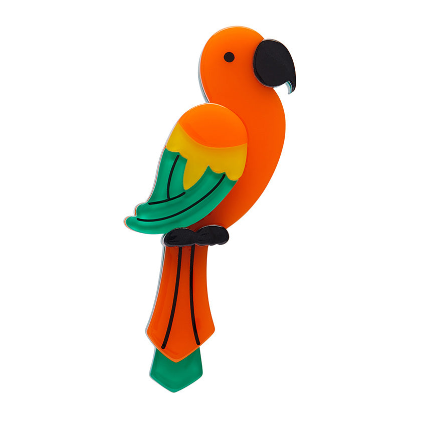 Erstwilder Fan Favourites - Pancha’s Parrot Brooch