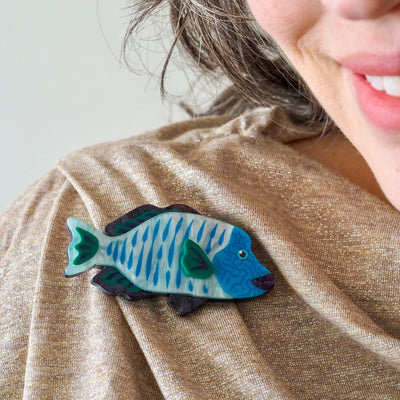 Erstwilder Great Barrier Reef - Maori Wrasse Brooch