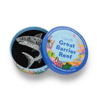 Erstwilder Great Barrier Reef - Tiger Shark Brooch