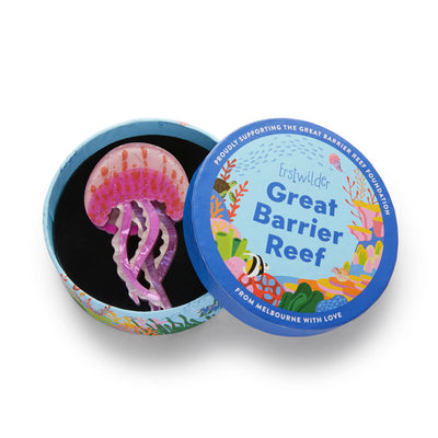 Erstwilder Great Barrier Reef - Mauve Stinger Jellyfish Brooch