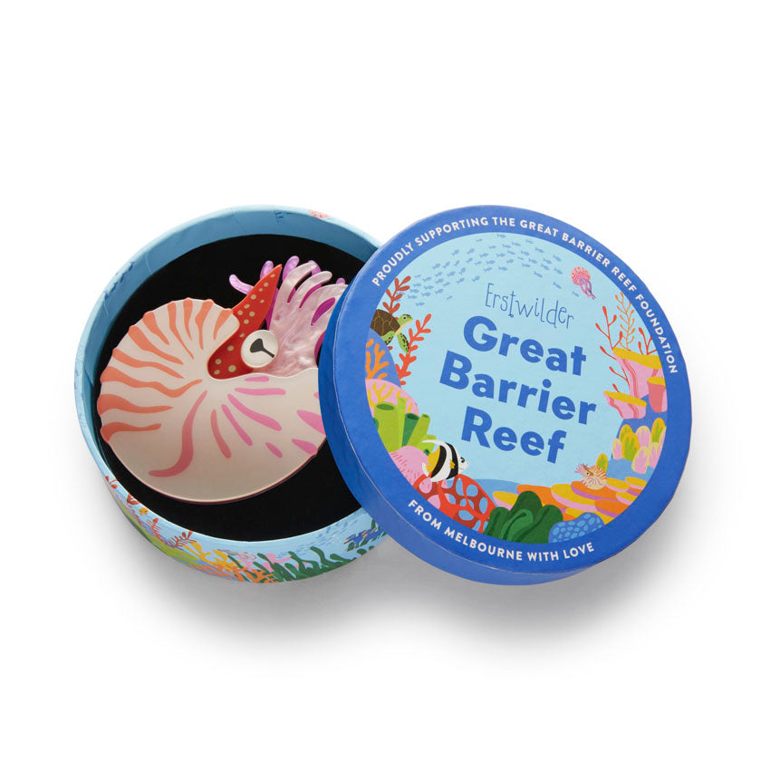 Erstwilder Great Barrier Reef - Chambered Nautilus Brooch