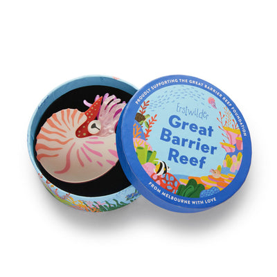 Erstwilder Great Barrier Reef - Chambered Nautilus Brooch