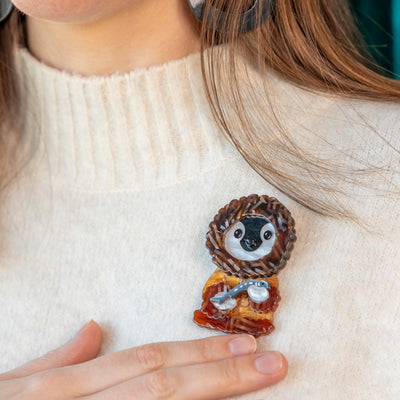 Erstwilder x Lucia Heffernan - The Resourceful Penguin Brooch