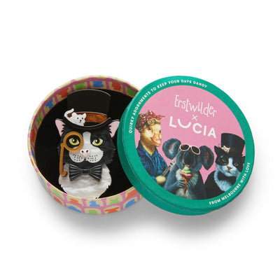 Erstwilder x Lucia Heffernan - The Posh Pussycat Brooch