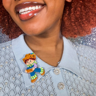 Erstwilder x Strawberry Shortcake - Huckleberry Pie Brooch