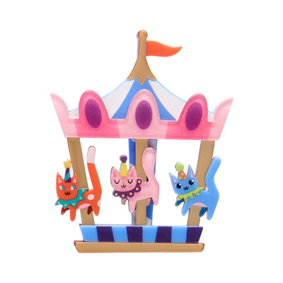 Erstwilder - A Day at the Fair - Meowy Go-Round Brooch