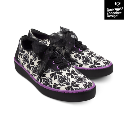 Hot Chocolate Design - Bow-Tique Noir Sneakers