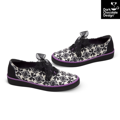 Hot Chocolate Design - Bow-Tique Noir Sneakers