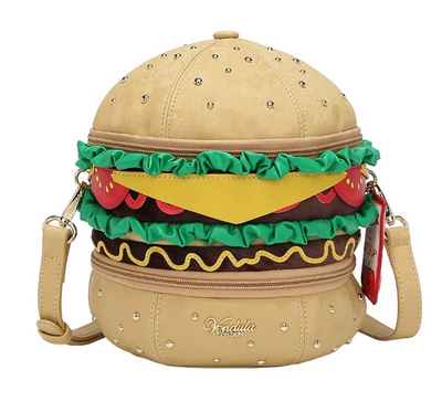 Vendula Kitty's Drive In Movie - Catablanca Burger Crossbody Bag