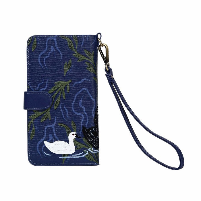 Vendula Animal Park - Black Swan Universal Flip Phone Case