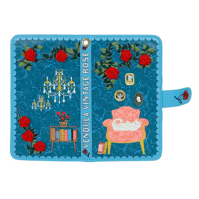 Vendula Vintage Rose Universal Flip Phone Wallet