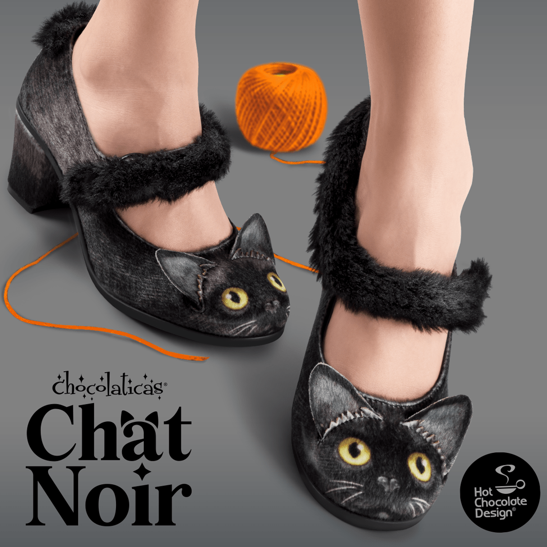 Hot Chocolate Design Chat Noir MidHeel – Popping Candy