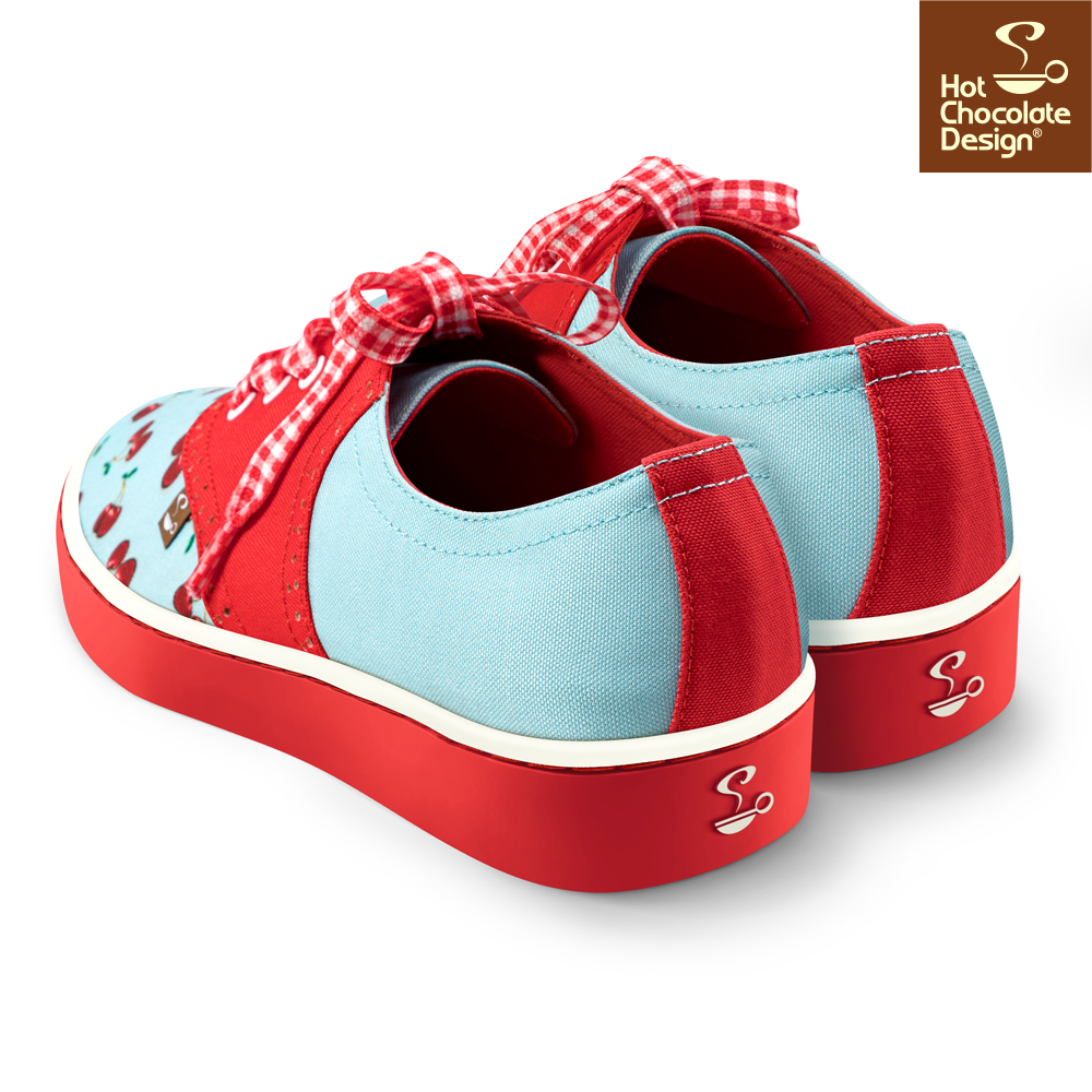 Hot Chocolate Design Cherry Blue Sneakers LAST PAIR US12