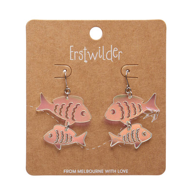 Erstwilder Great Barrier Reef - Fish Friends Drop Earrings - Iridescent