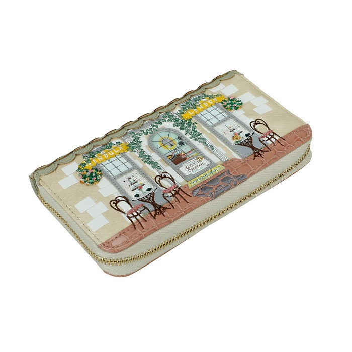 Vendula La Petite Creperie Large Ziparound Wallet