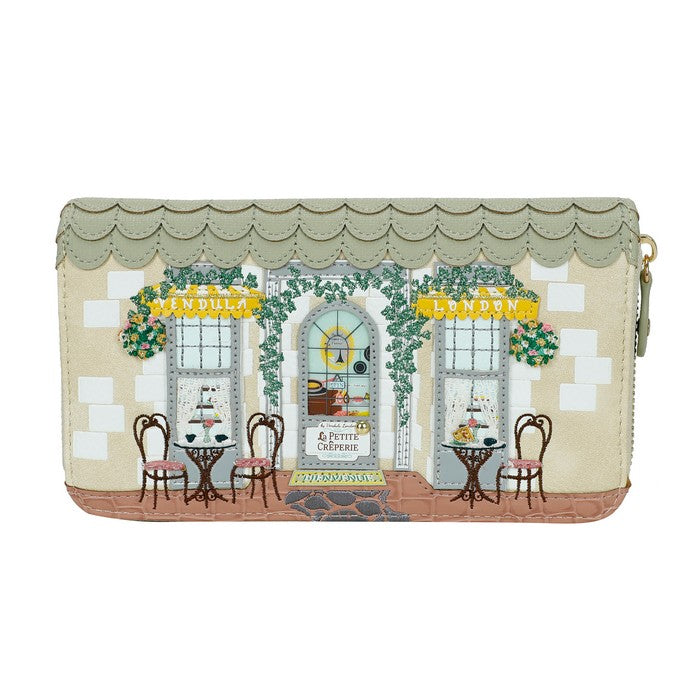 Vendula La Petite Creperie Large Ziparound Wallet