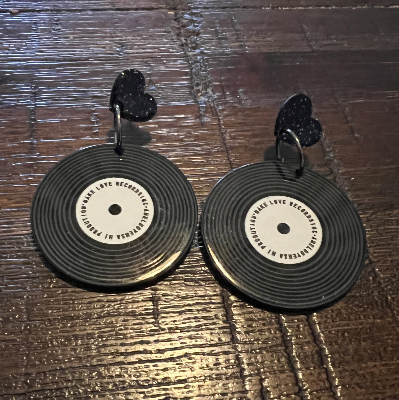 Popping Candy Dangle Earrings - Spin Me Round - Heart