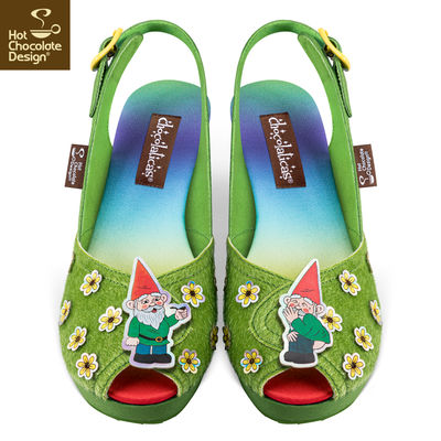 Hot Chocolate Design - Naughty Gnome Sandals