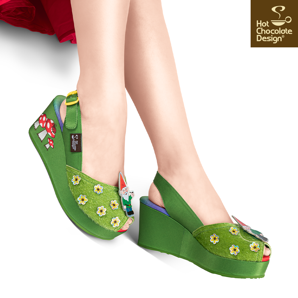 Hot Chocolate Design - Naughty Gnome Sandals