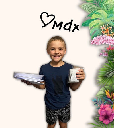 Love Max The Mini Maker -  Woody Rising Sun Drop Earrings