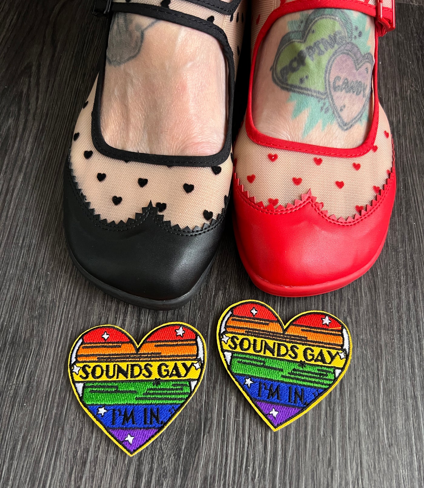 Popping Candy Shoe Clips - Sounds Gay - I'm In!