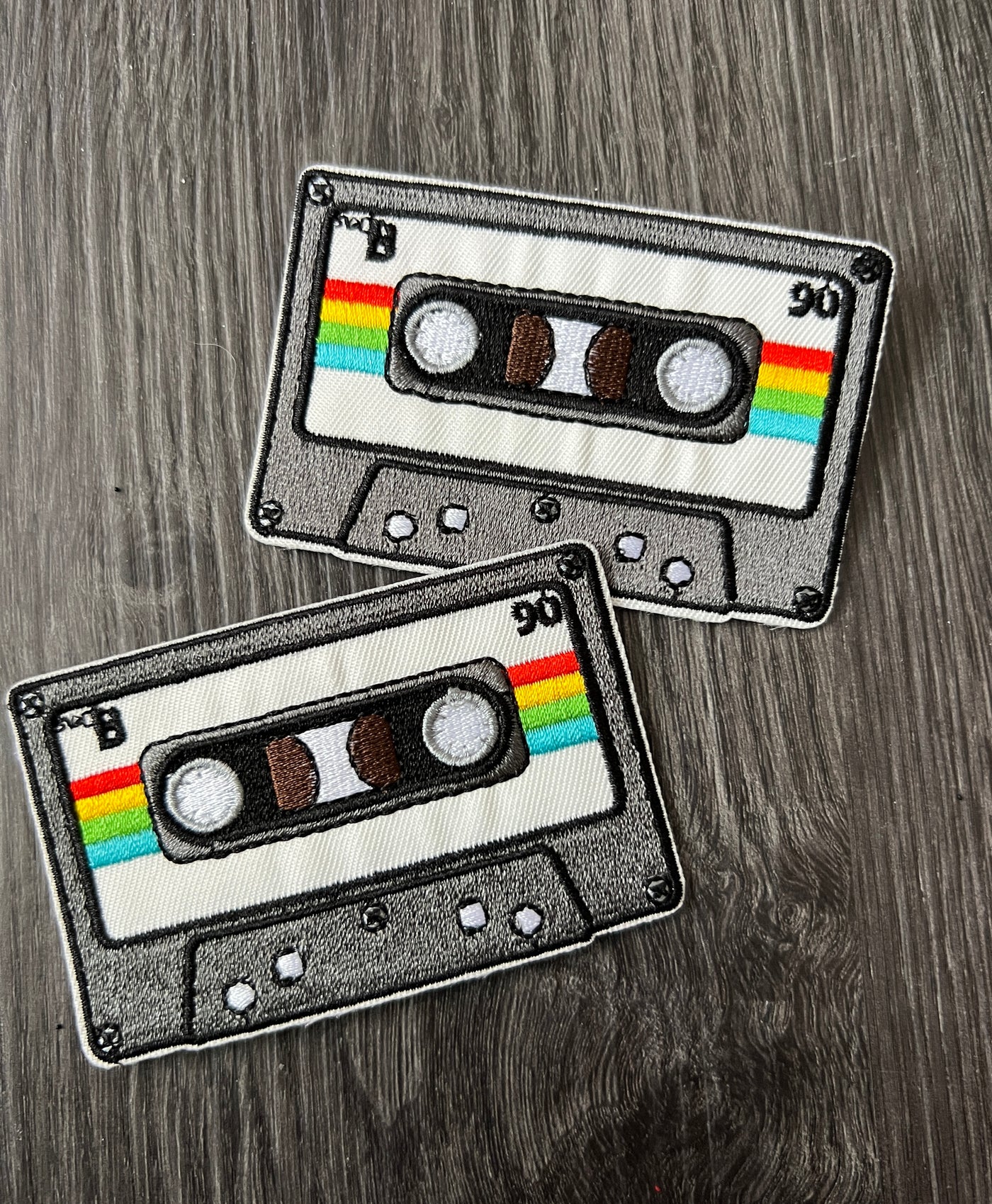 Popping Candy Shoe Clips - Rainbow Mix Tape