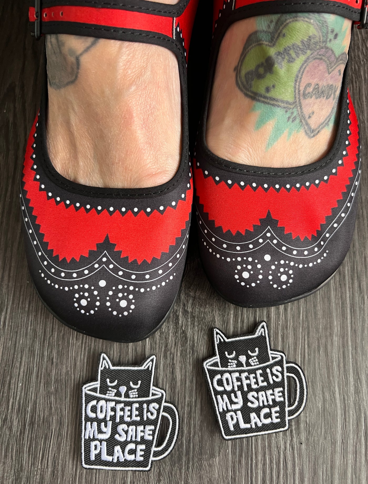 Popping Candy Shoe Clips - Coffee Catty