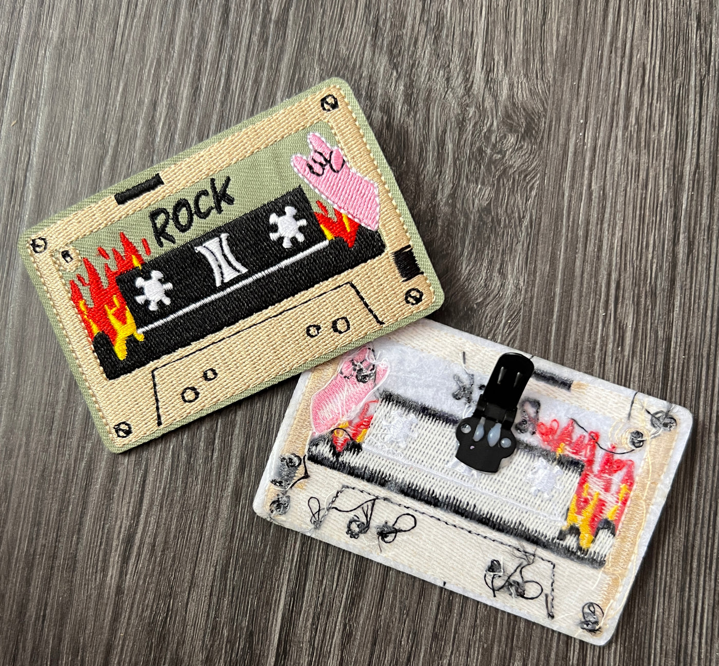 Popping Candy Shoe Clips - ROCKIN Mix Tape