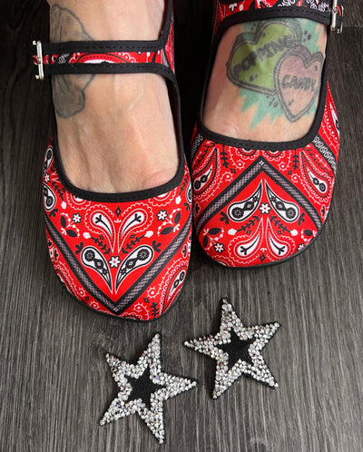 Popping Candy Shoe Clips - Sparkle Star