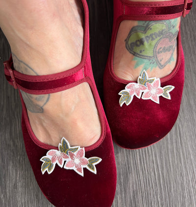 Popping Candy Shoe Clips - Cherry Blossom