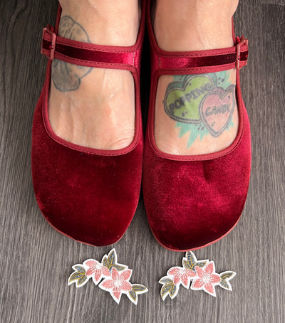 Popping Candy Shoe Clips - Cherry Blossom
