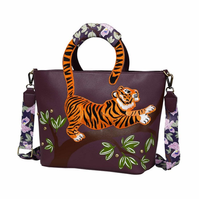Vendula Animal Park - Tiger Cut Out Handle Tote – Popping Candy