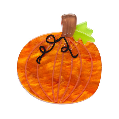 Erstwilder - Midnight Magic Pumpkin Mini Brooch
