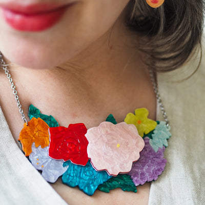 Erstwilder Frida Kahlo- Declaracion Floral Necklace
