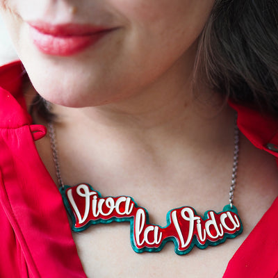 Erstwilder Frida Kahlo- Viva La Vida Necklace